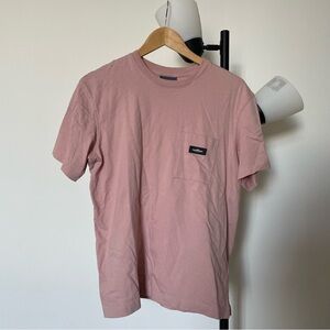 Soft Pink Short Sleeve Crew Neck Tee